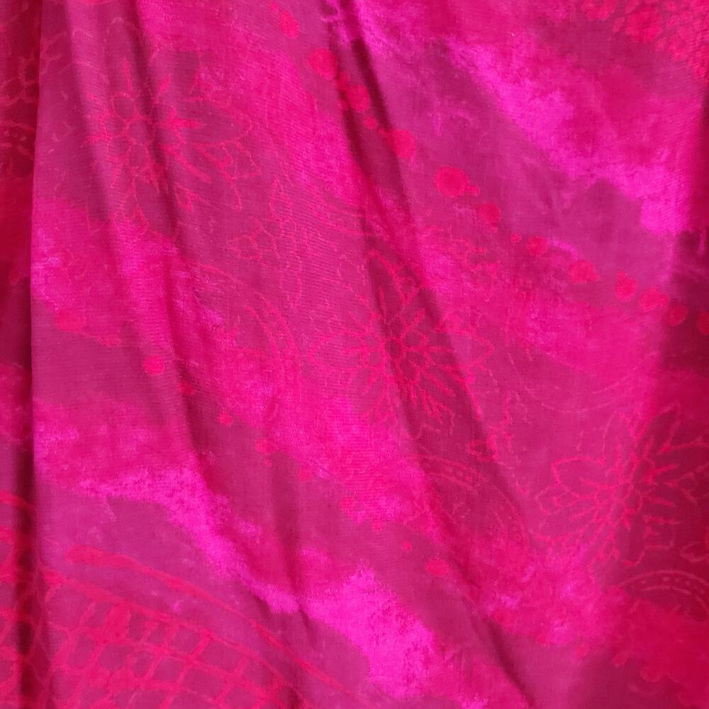 Bice Red Floral Midi Maxi Skirt 14 - Picture 4 of 6